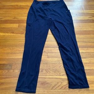Jaanuu yoga style scrub pants Size XL in navy blue